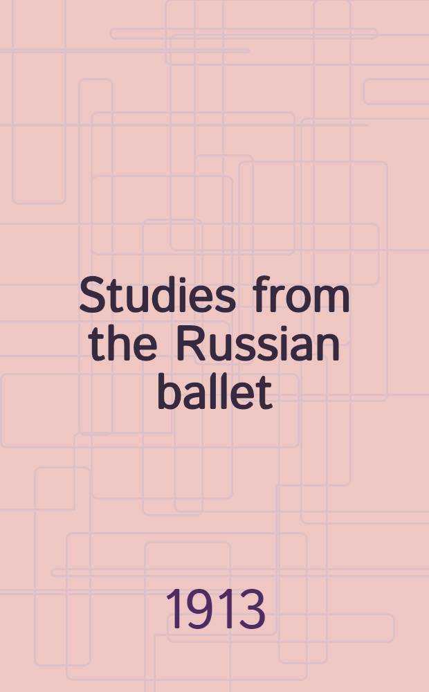 Studies from the Russian ballet : Album