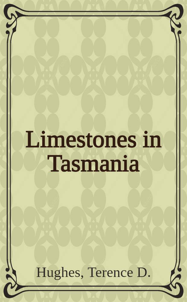 Limestones in Tasmania