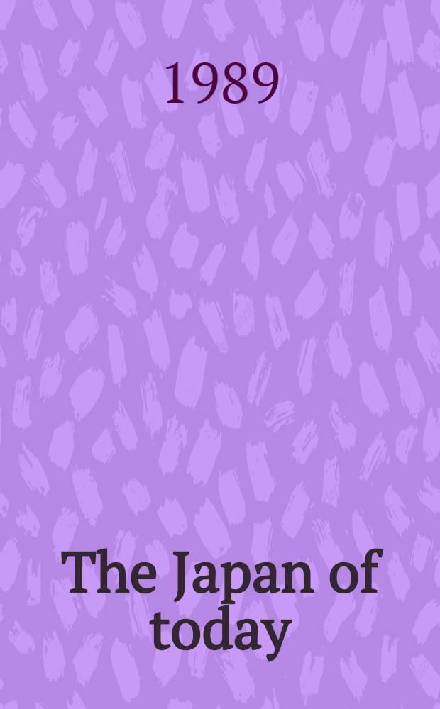 The Japan of today