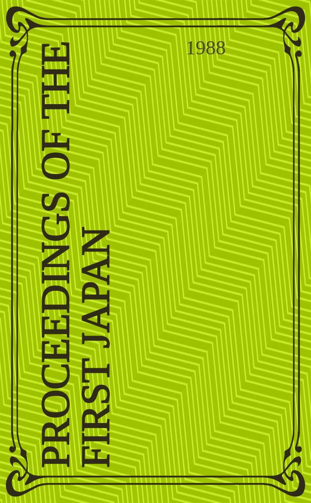 Proceedings of the First Japan / US FFTF/MOTA experimenters' workshop, Aug. 24-26, 1987 at Univ. of Tokyo, Tokyo