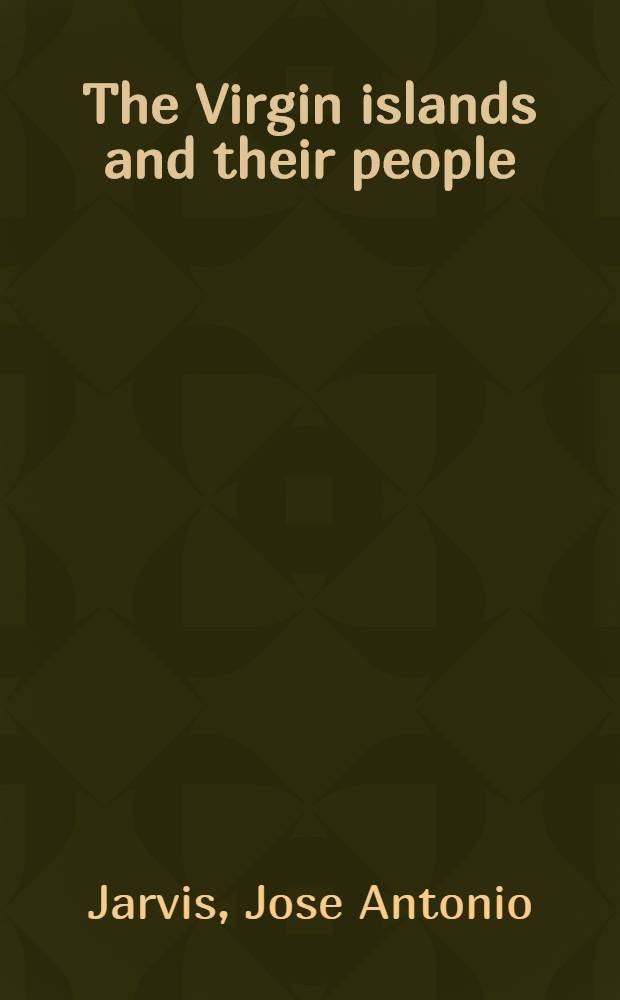 The Virgin islands and their people