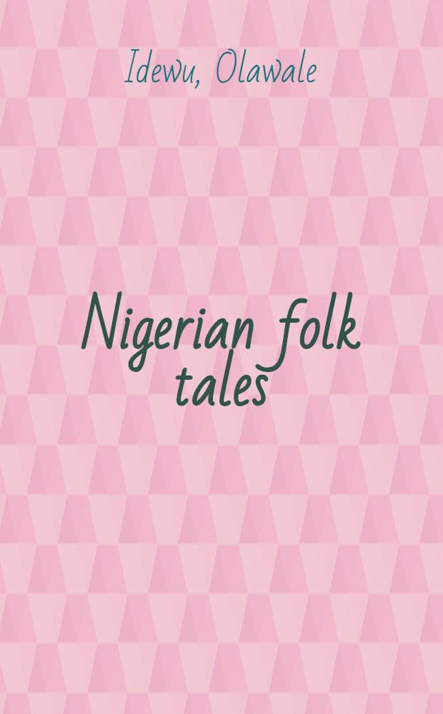 Nigerian folk tales