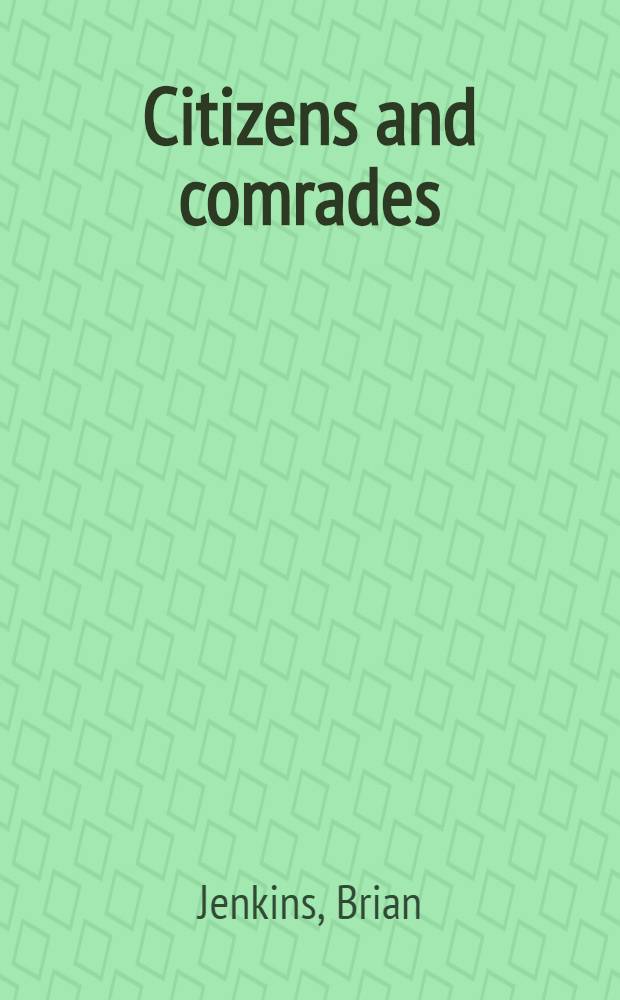 Citizens and comrades : Socialism in a world of nation states