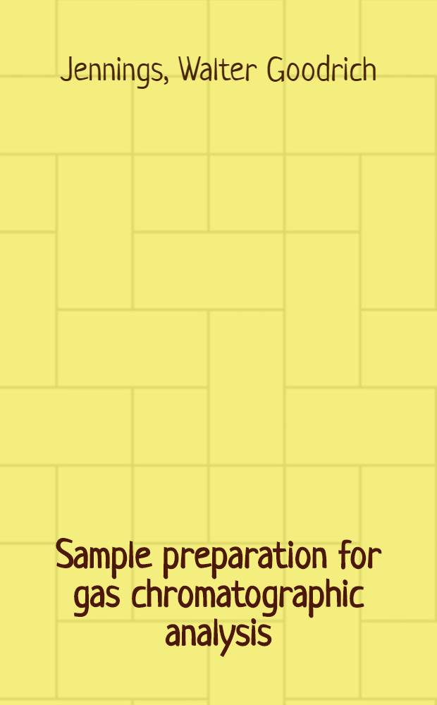 Sample preparation for gas chromatographic analysis