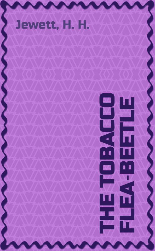 The tobacco flea-beetle