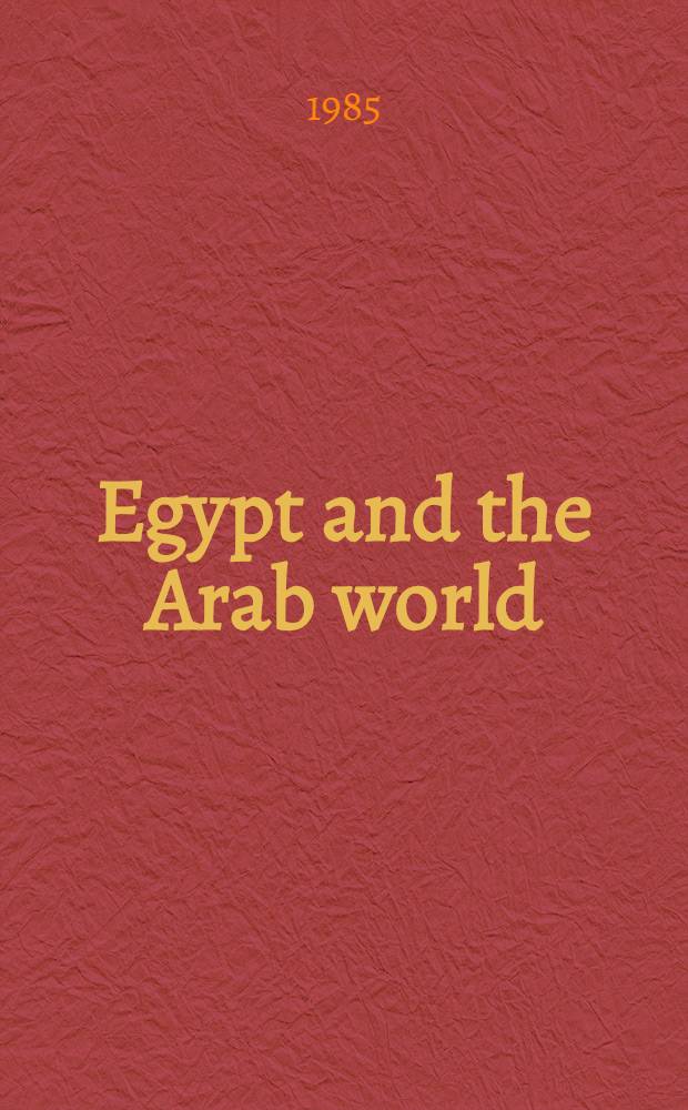 Egypt and the Arab world