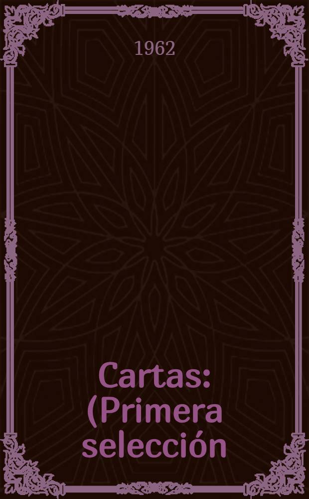 Cartas : (Primera selección)
