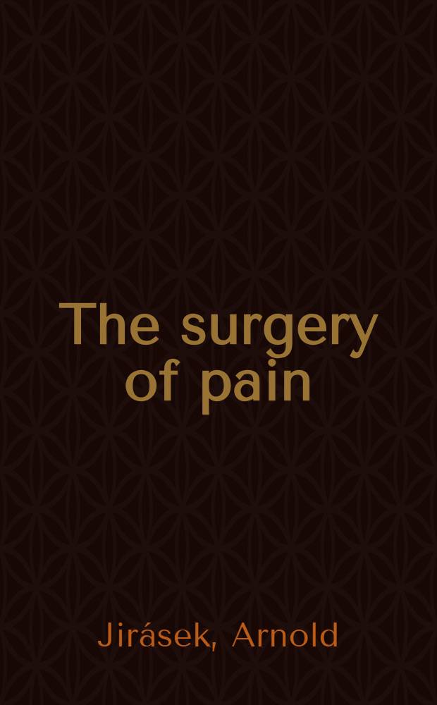 The surgery of pain