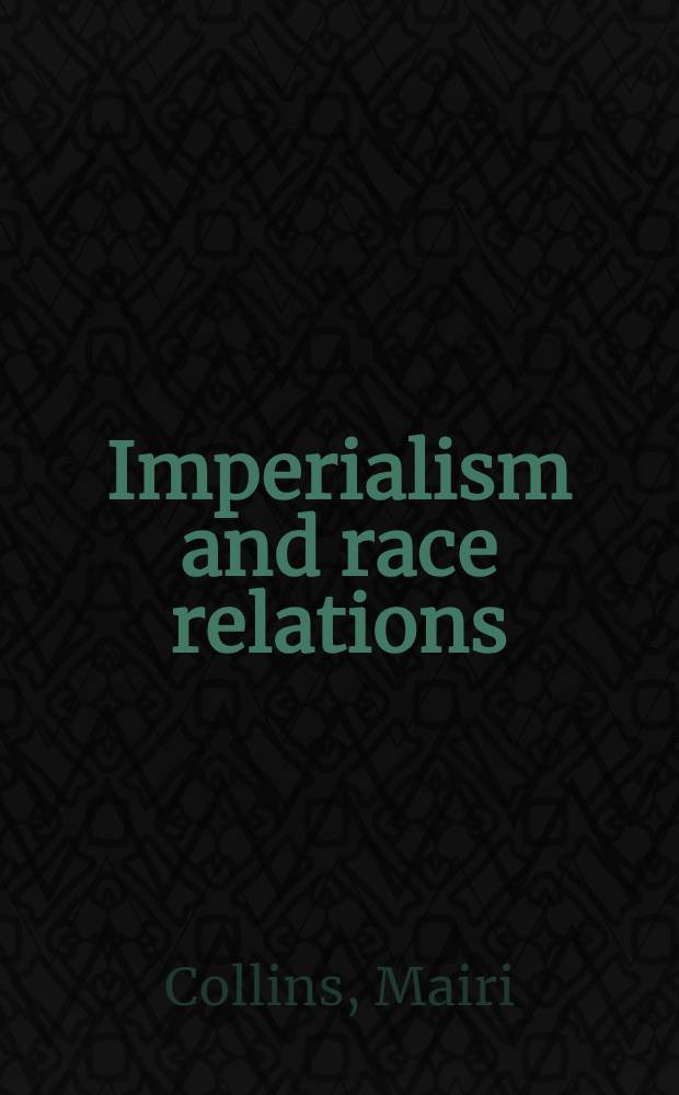 Imperialism and race relations