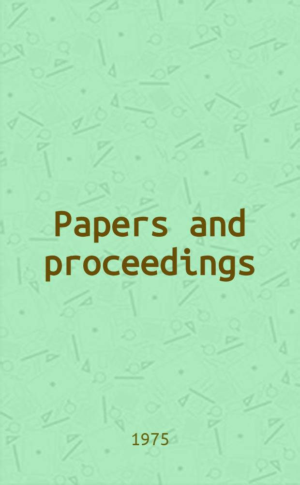 Papers and proceedings: transcript of tapes