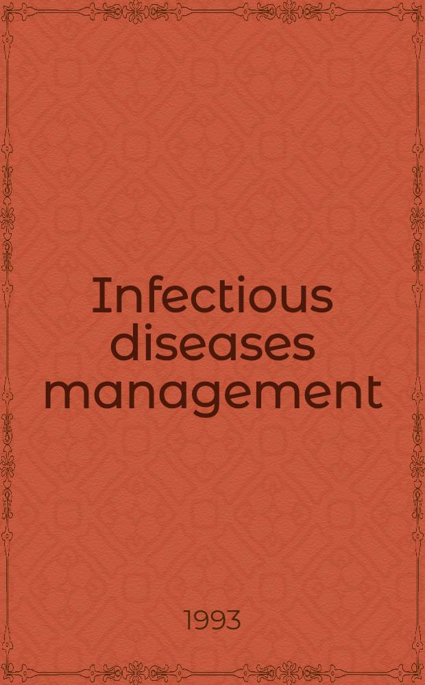 Infectious diseases management : Advances in adjuvant cytokine therapy : Symp., Chicago (Il.), 28 Sept. 1991