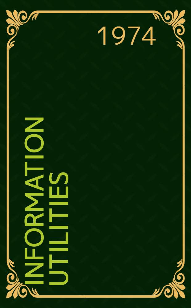 Information utilities