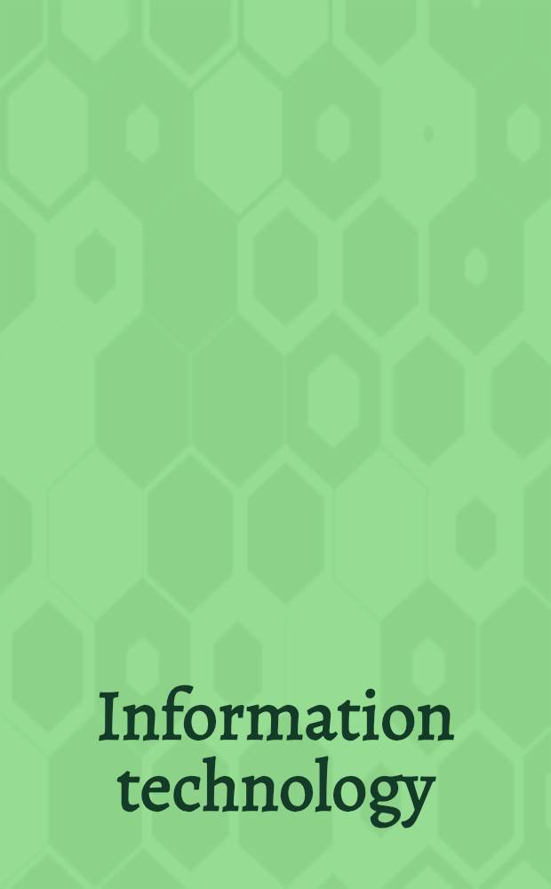 Information technology: impacts, policies and future perspectives : Promotion of mutual understanding between Europe a. Japan : Papers of the Meet. at the Jap.-Germ. center, Berlin