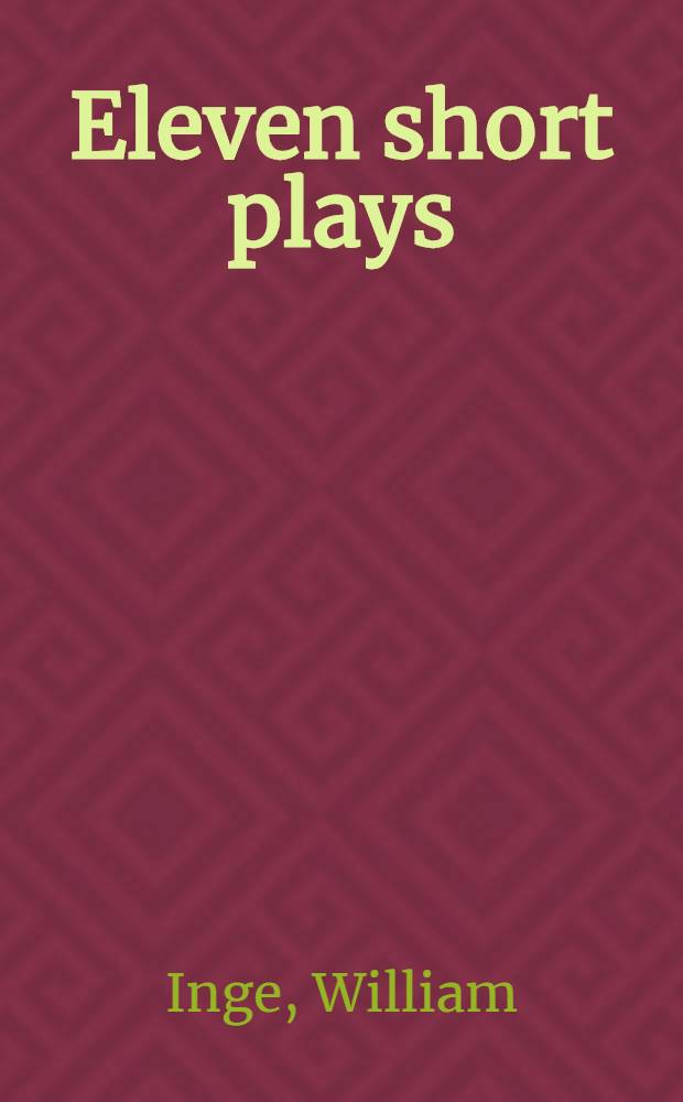 Eleven short plays