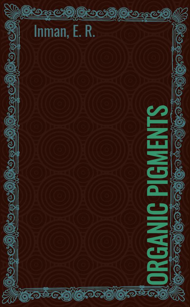 Organic pigments
