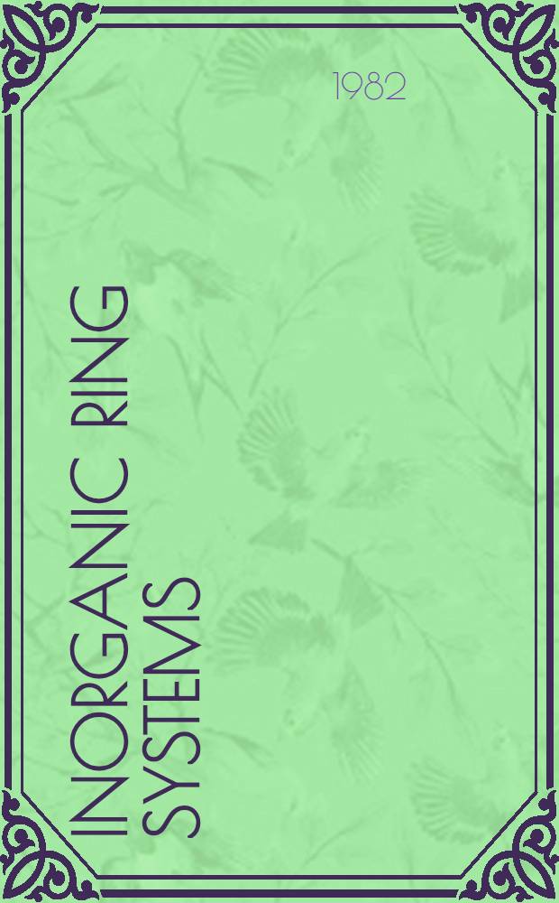 Inorganic ring systems