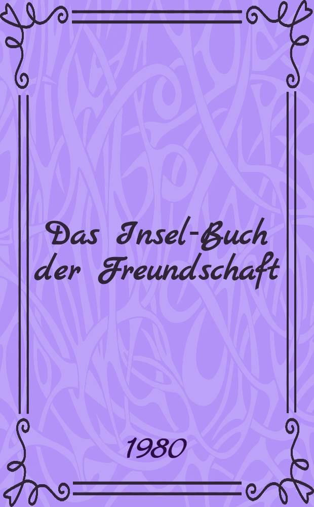 Das Insel-Buch der Freundschaft