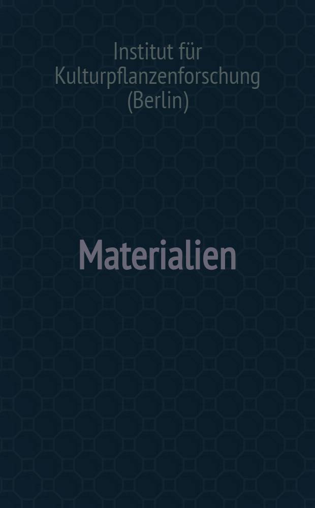 [Materialien]