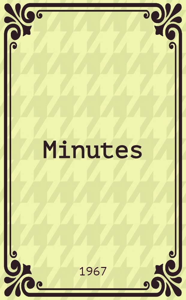 Minutes