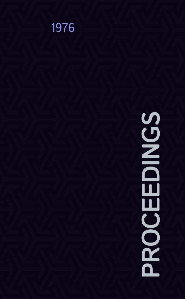 [Proceedings]