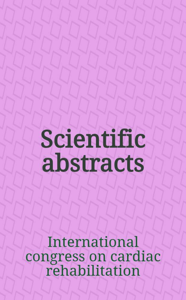 Scientific abstracts