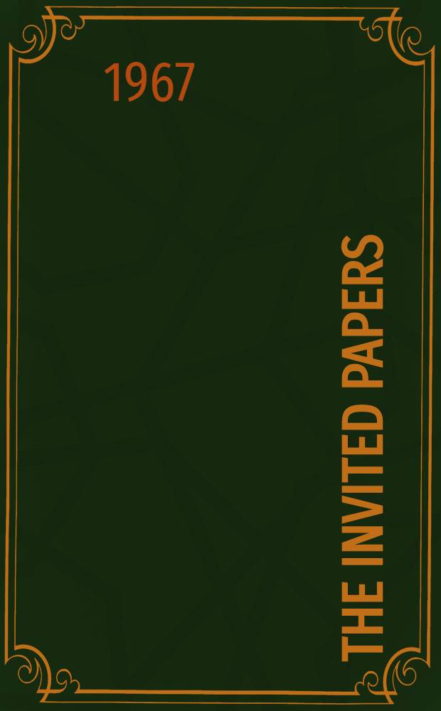 The Invited papers