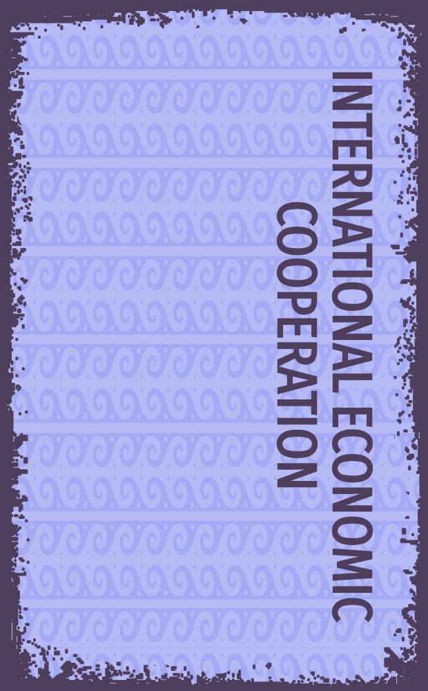 International economic cooperation