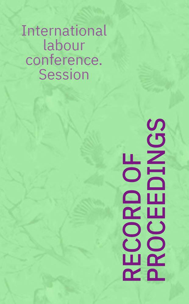 Record of proceedings