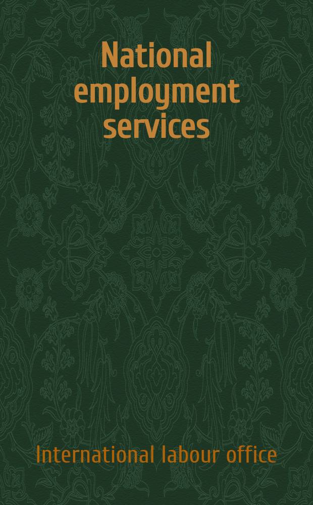 National employment services : Belgium