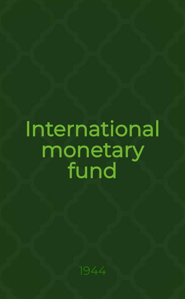 International monetary fund