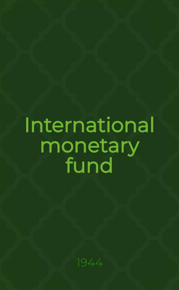 International monetary fund