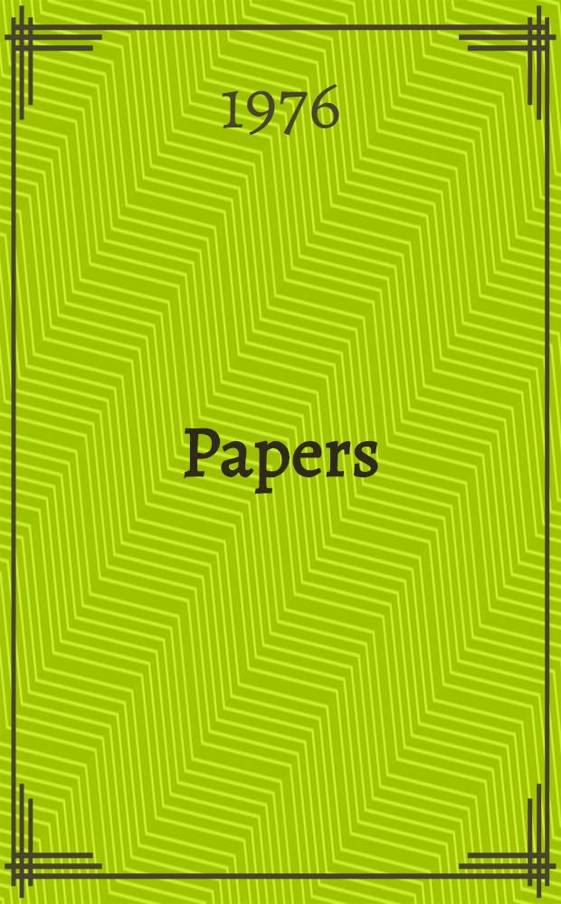 [Papers]