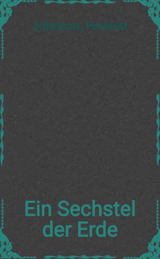 Ein Sechstel der Erde