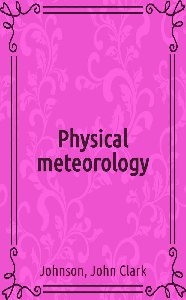 Physical meteorology