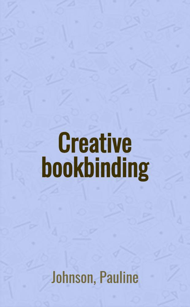 Creative bookbinding