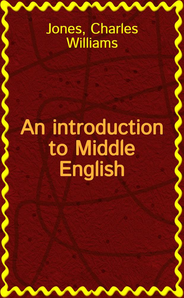 An introduction to Middle English