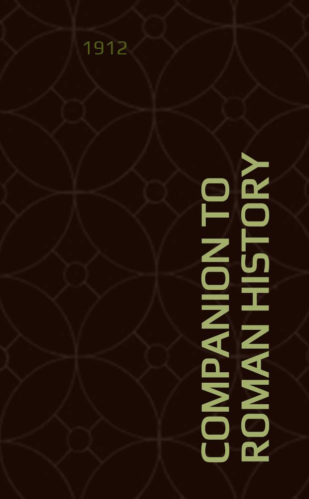 Companion to Roman history