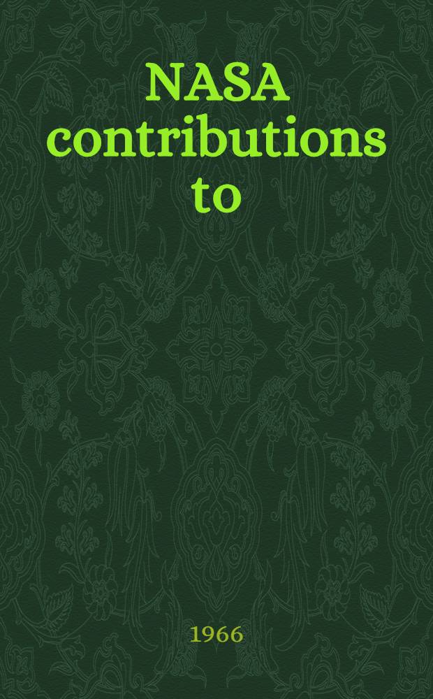 NASA contributions to: cardiovascular monitoring