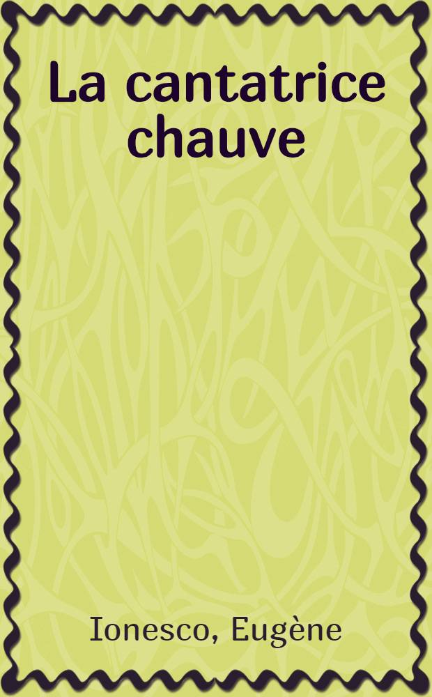 La cantatrice chauve