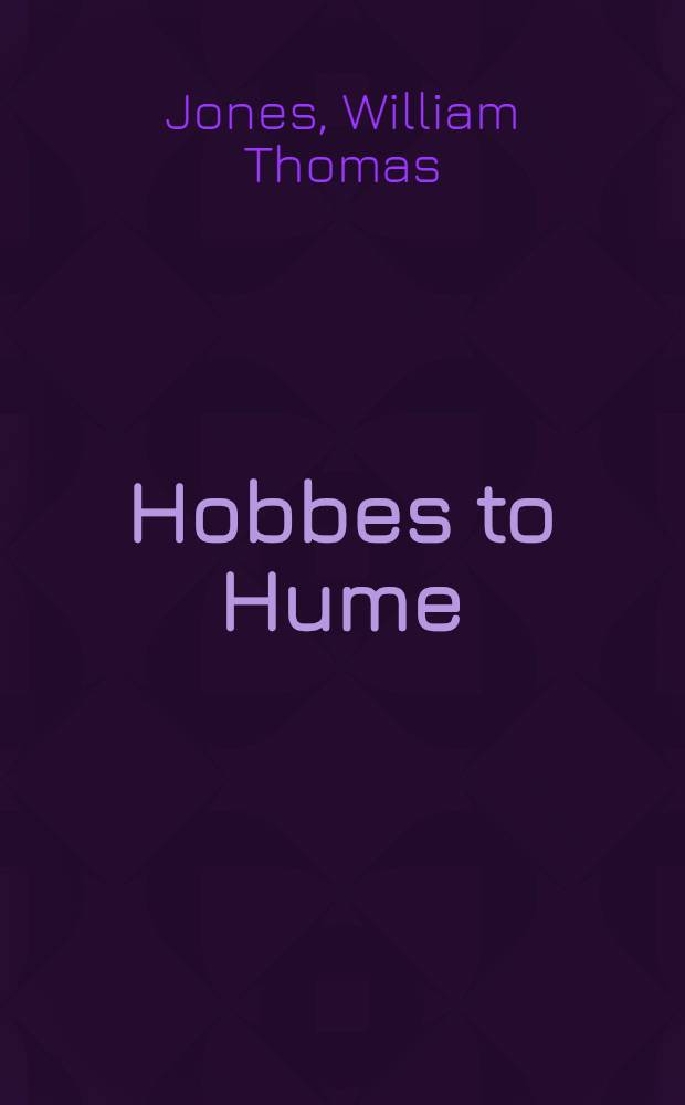 Hobbes to Hume