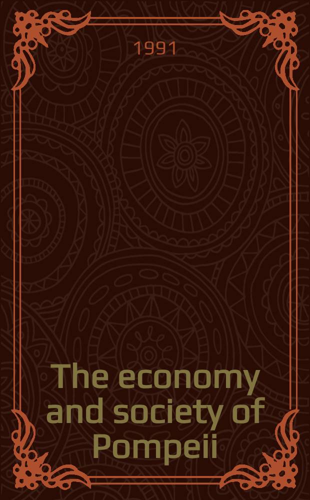 The economy and society of Pompeii