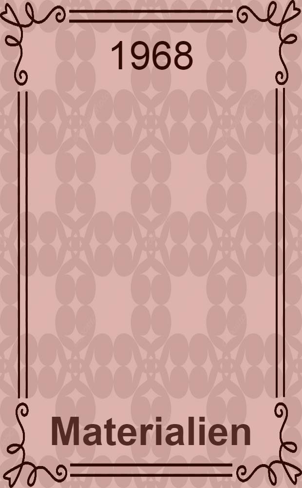 [Materialien]