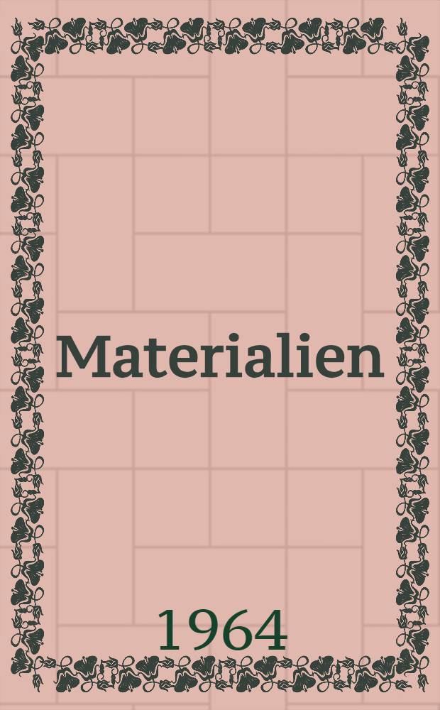 [Materialien]