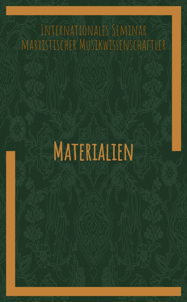[Materialien]