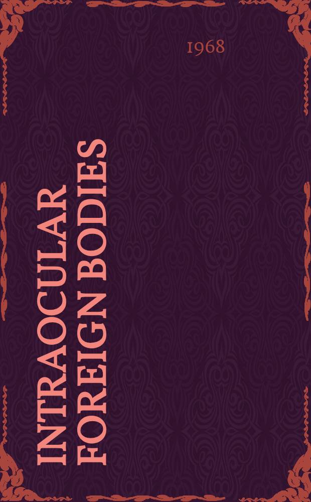 Intraocular foreign bodies