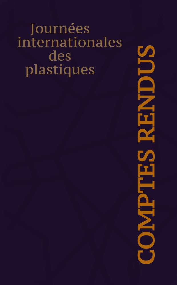Comptes rendus