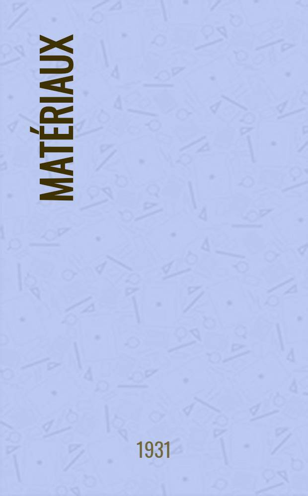 [Matériaux]