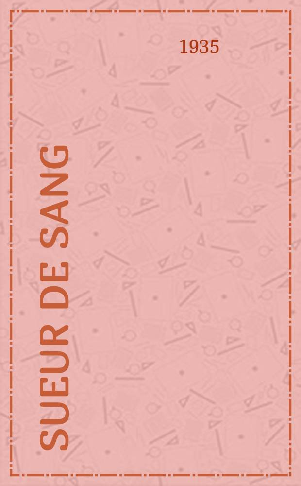 Sueur de sang