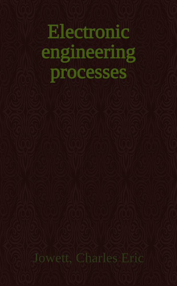 Electronic engineering processes