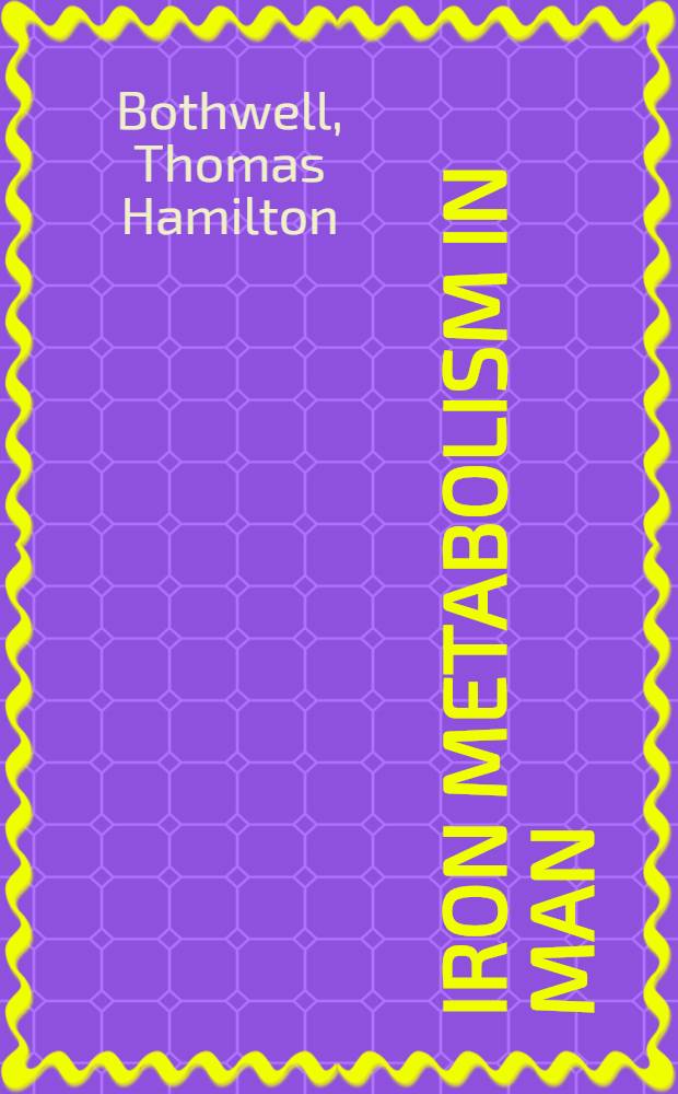 Iron metabolism in man